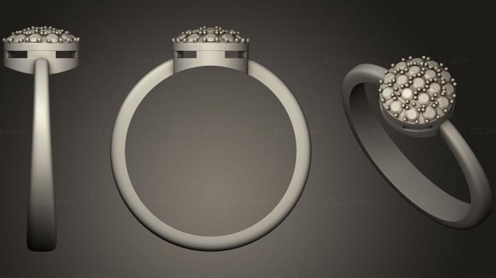 Ювелирные перстни и кольца (Кольцо 101, JVLRP_0583) 3D модель для ЧПУ станка